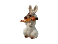 Скульптура ф.Заяц с морковкой 2 (10,7 см)