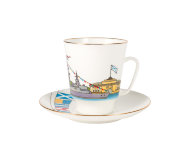 Чашка с блюдцем кофейная 165 мл форма Майская рисунок День ВМФ России