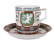 Чашка с блюдцем чайная Гербовая Античный 220мл