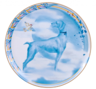 Декоративная тарелка 195 мм форма Эллипс рисунок Небеса
