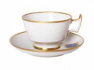 Чашка с блюдцем чайная 240 мл форма Александрия рисунок Коттеджный