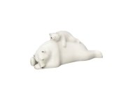 Скульптура форма Медведица с медвежонком (высота 4 см)