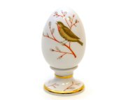 Яйцо пасхальное на подставке 82 мм форма Нева рисунок Весенняя песня
